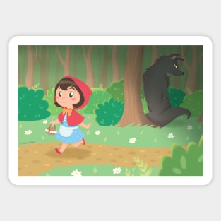 Little Red Riding Hood Sticker